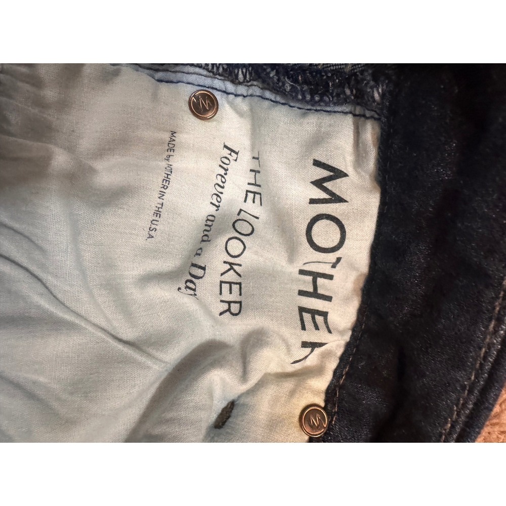 MOTHER The Looker Forever and a Day Dark Wash Skinny Jeans 26 - Picture 5 of 8